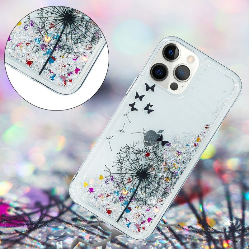 Θήκη iPhone 15 Pro Max Πικραλίδα Glitter